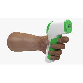 Infrared Thermometer in Hand 3D